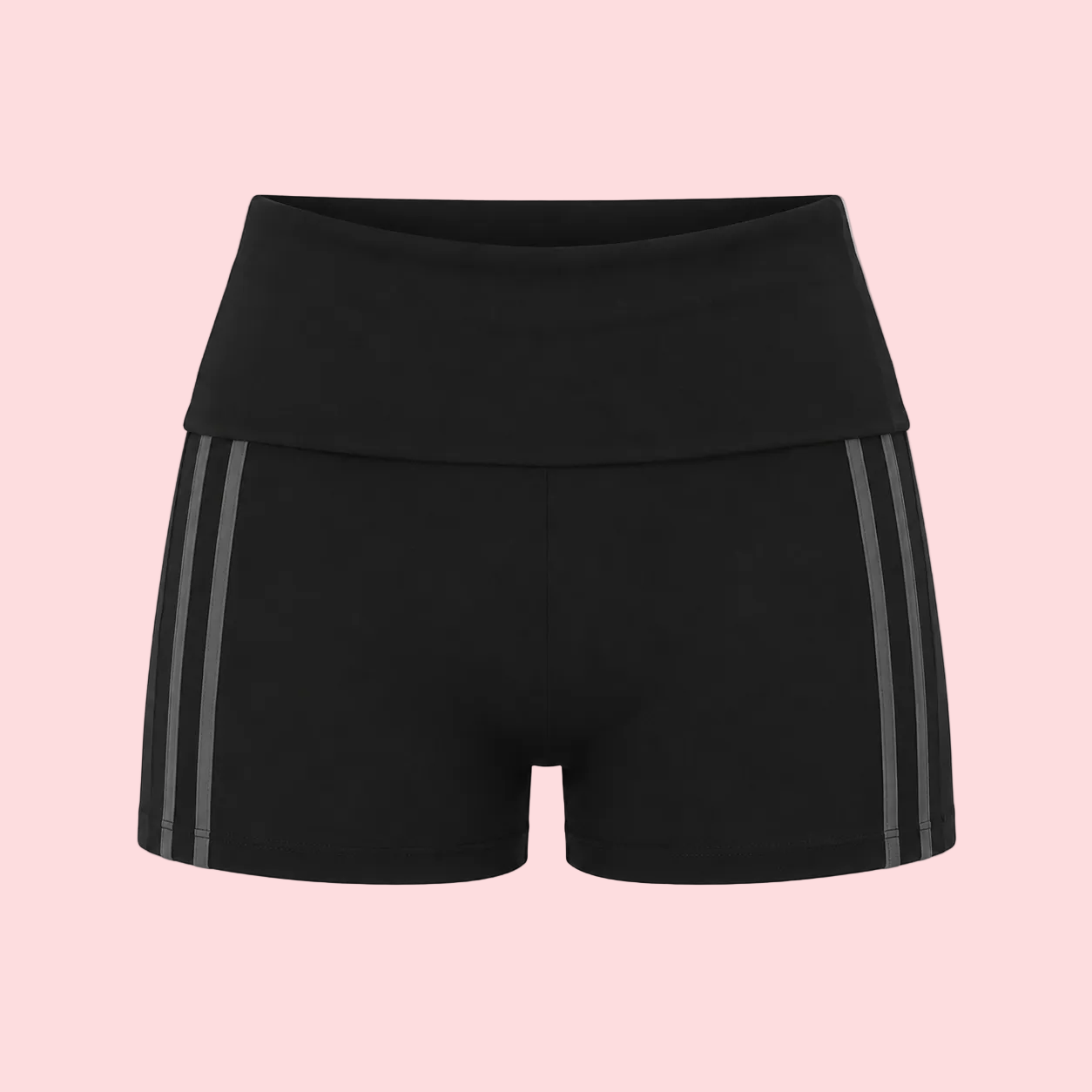 Elsie Striped Fold Over Shorts