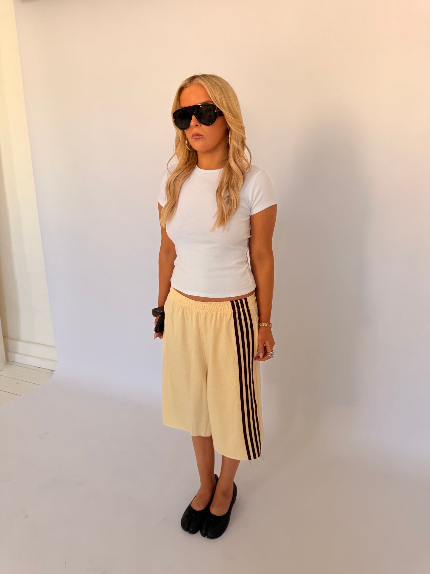 Millie Long Striped Shorts