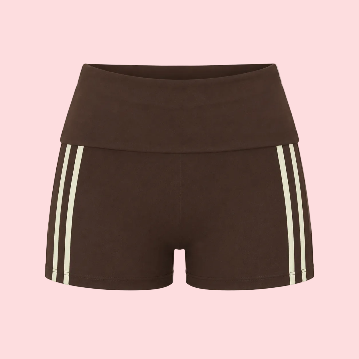 Elsie Striped Fold Over Shorts