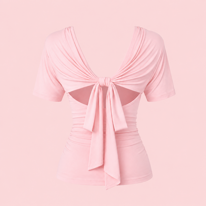 Luma Tie Top Baby Pink