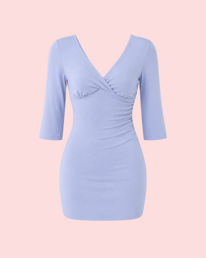 Arabella Wrap Mini Dress