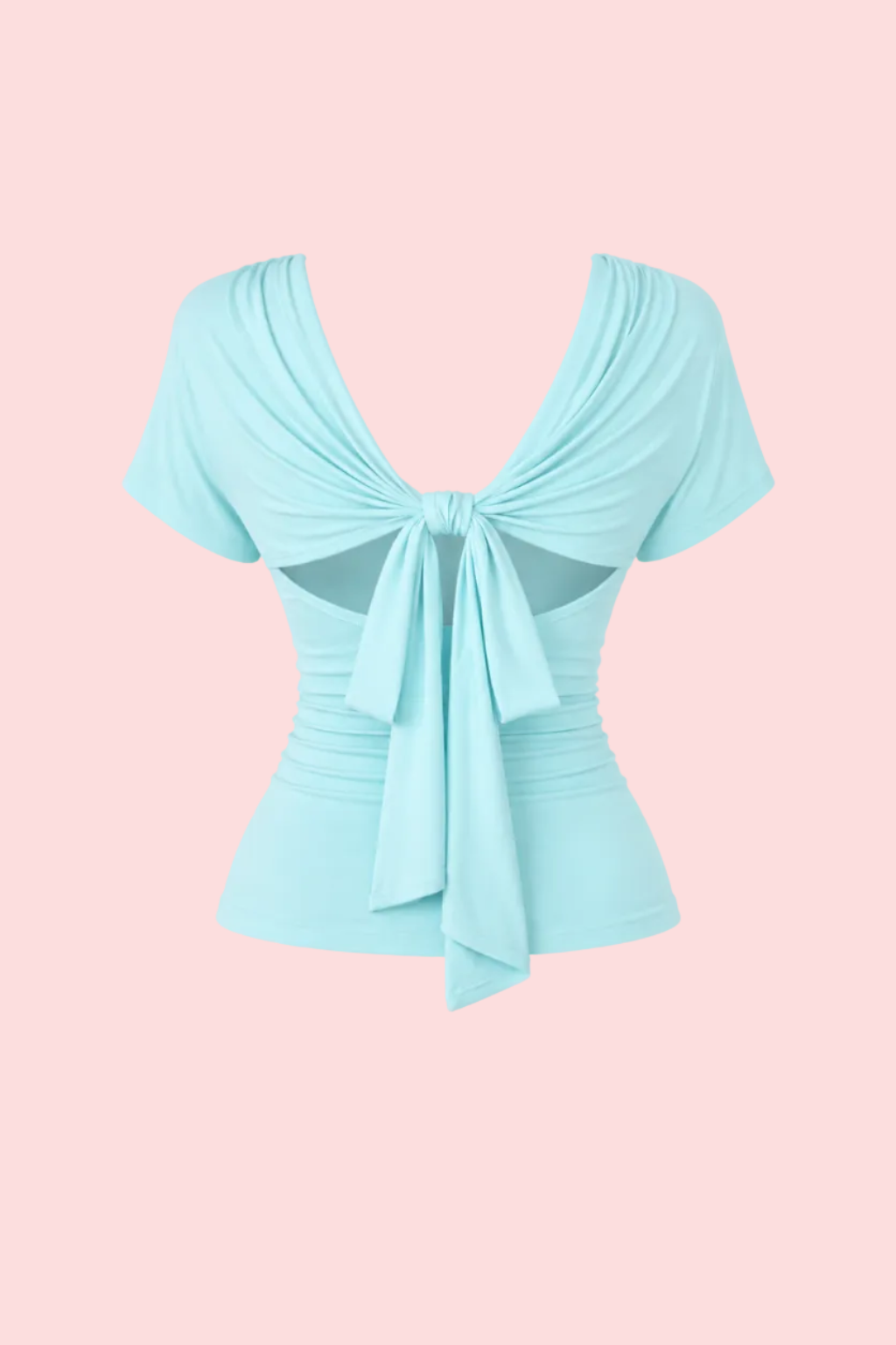 Luma Tie Top Aqua