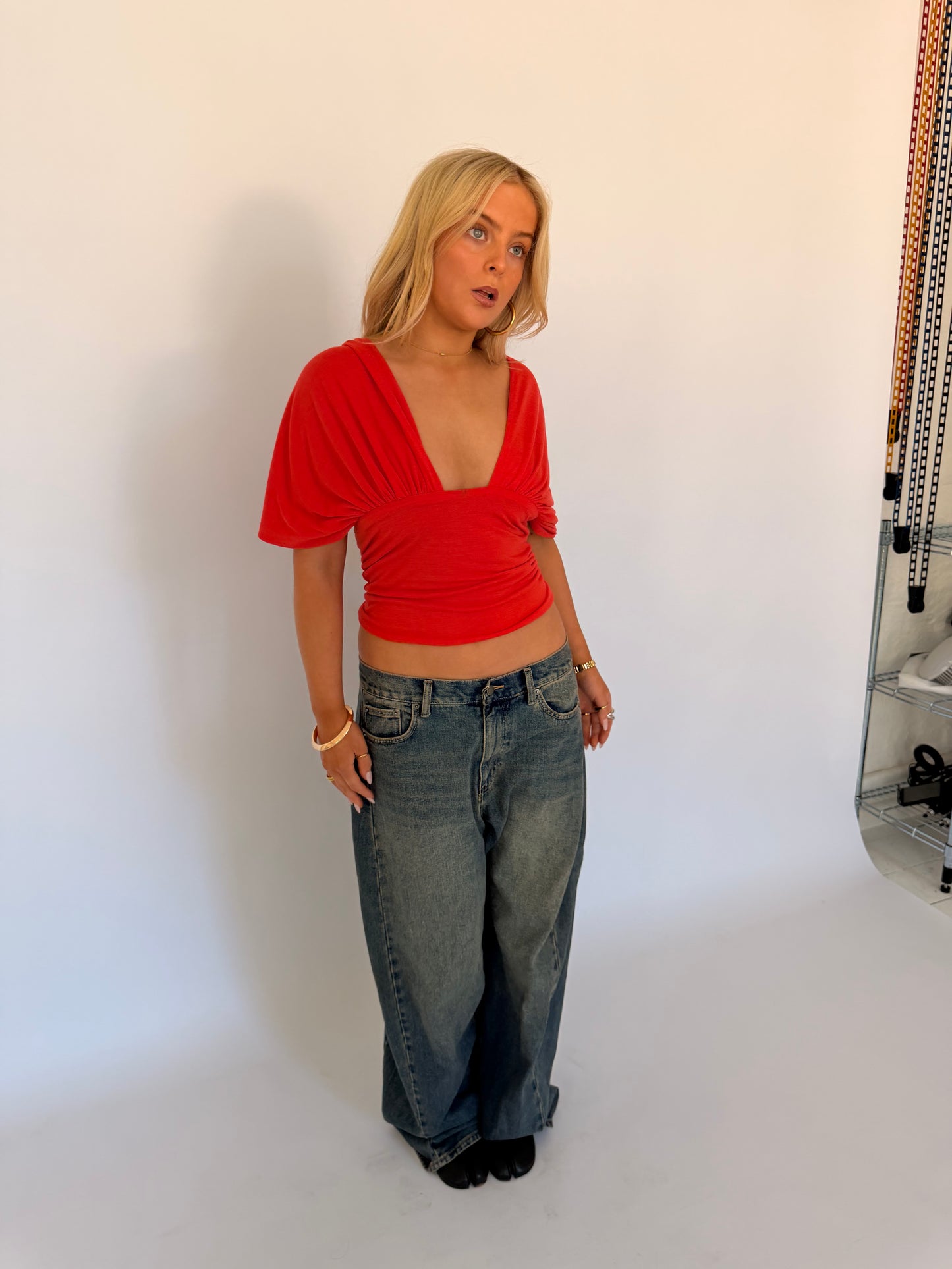 Dune Coral Tie Top