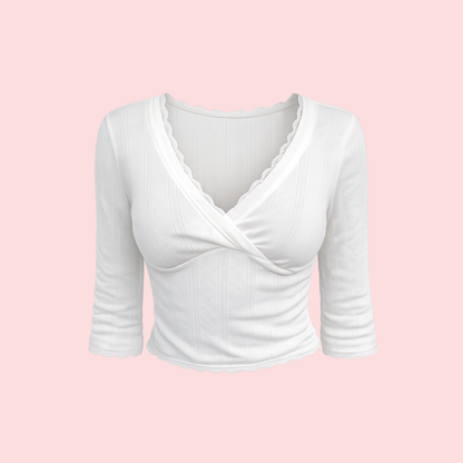 Freya Lace 3/4 Sleeve Top