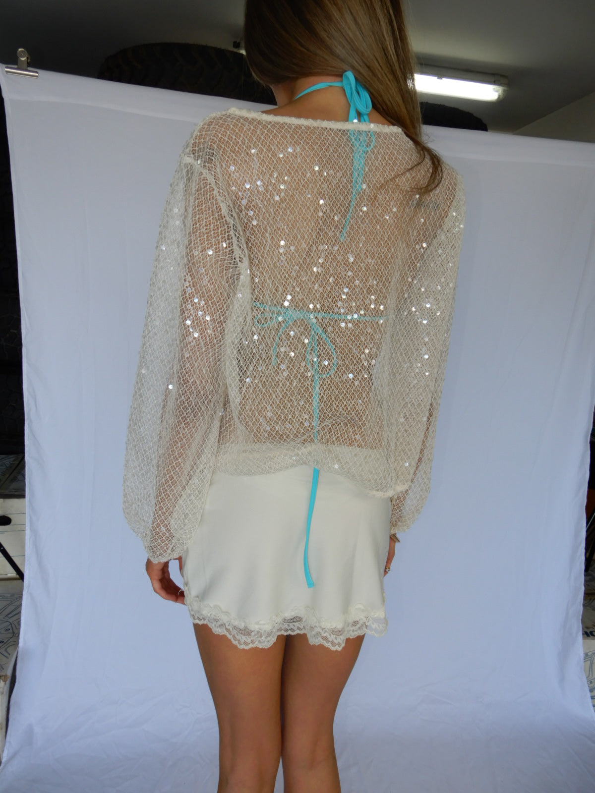 Soreya Beaded Long Sleeve Top