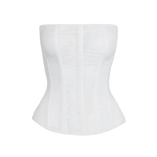 Lola White Corset Top