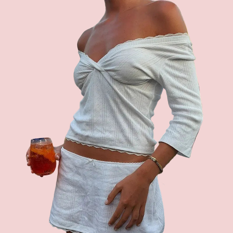Freya Lace 3/4 Sleeve Top