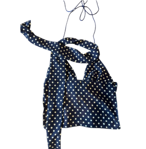 Laila Polka Dot Tie Top