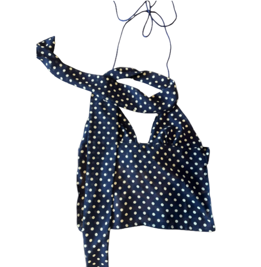 Laila Polka Dot Tie Top