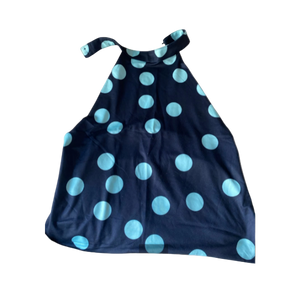 Ariel Polka Dot Top Navy