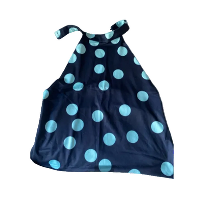 Ariel Polka Dot Top Navy