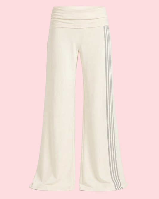 Byron Fold Over Striped Pant