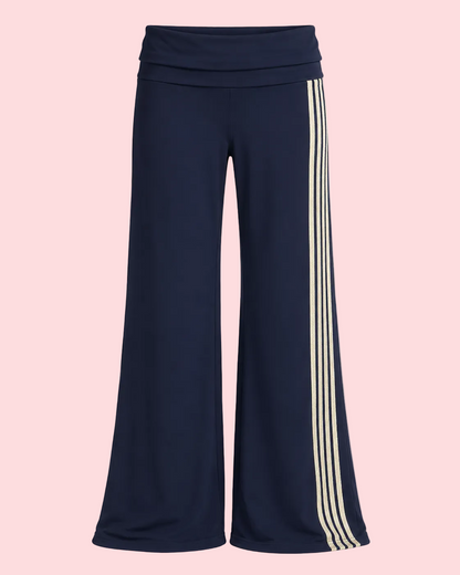 Byron Fold Over Striped Pant